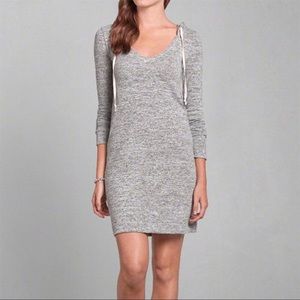 Abercrombie & Fitch Heather Grey Hoodie Dress